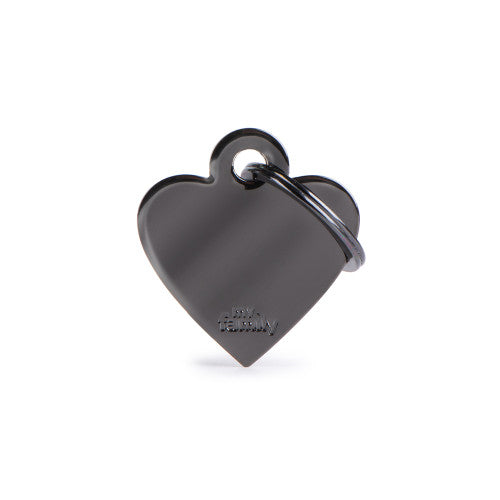 Basic Black Brass Small Heart