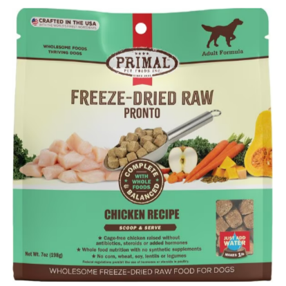 Freeze-Dried Raw Pronto Chicken Recipe