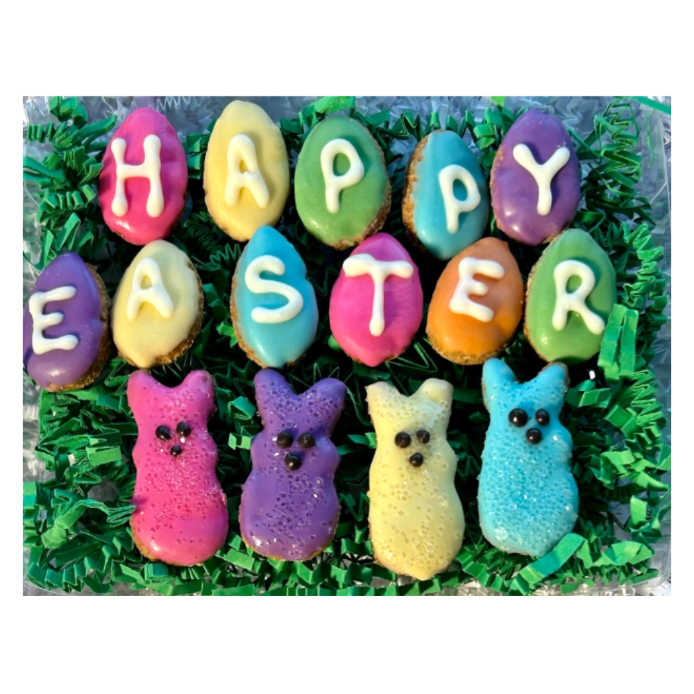 Happy Easter Dog Treat Gift Box