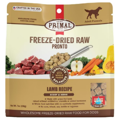 Freeze-Dried Raw Pronto Lamb Recipe