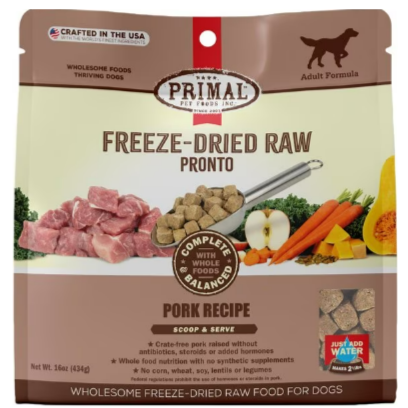 Freeze-Dried Raw Pronto Pork Recipe