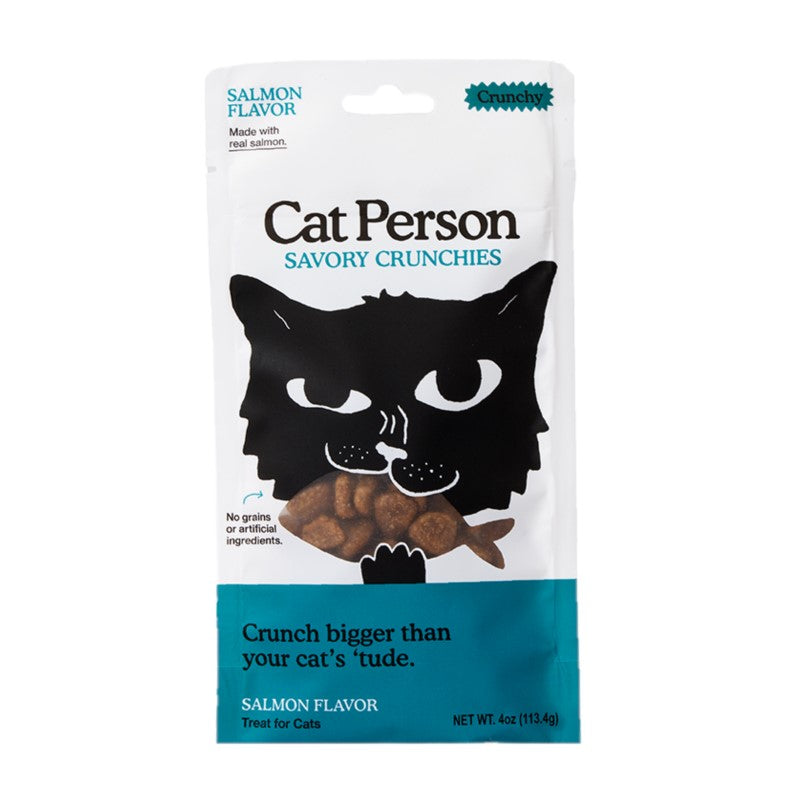 Cat Person Salmon Savory Crunchies