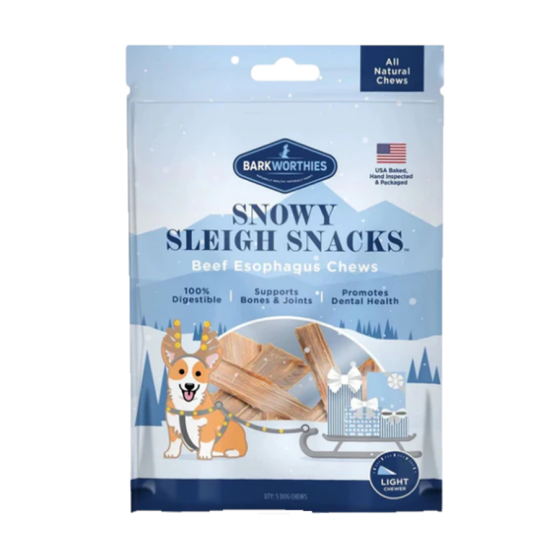 Snowy Sleigh Snacks Beef Chews Dog Treats