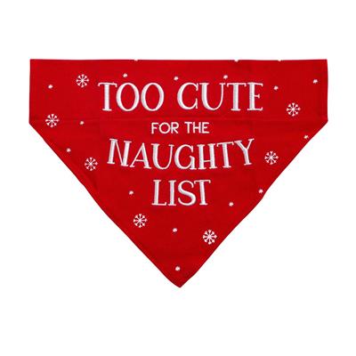 Too Cute for the Naughty List Bandana