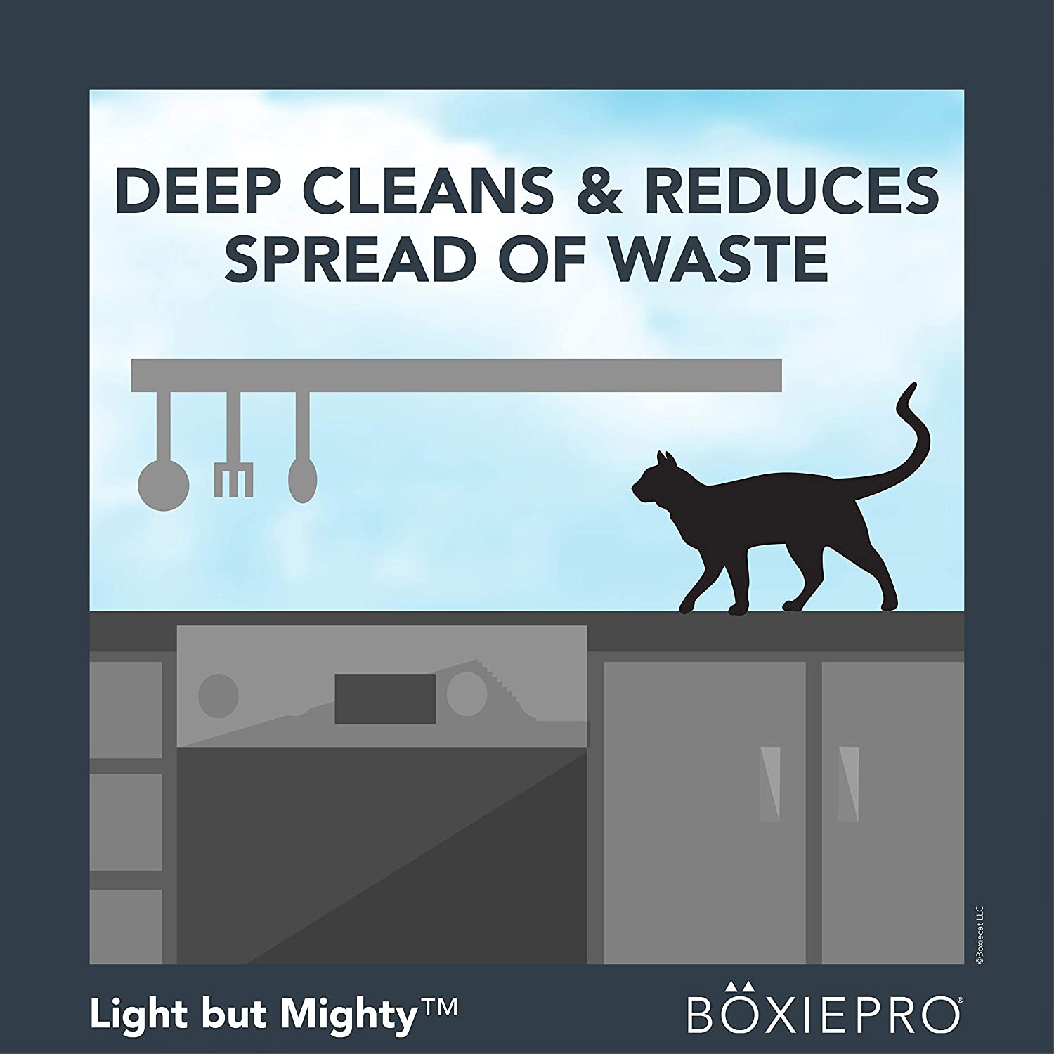 BoxiePro Air Lightweight Deep Clean Probiotic Clumping Litter