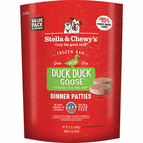 Duck Duck Goose Frozen Raw Dinner Patties