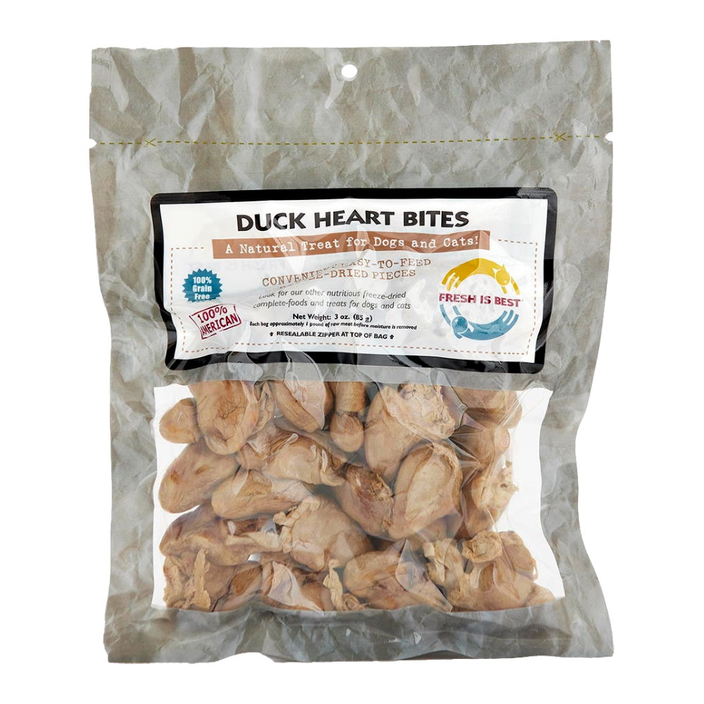 Freeze Dried Duck Heart Bites