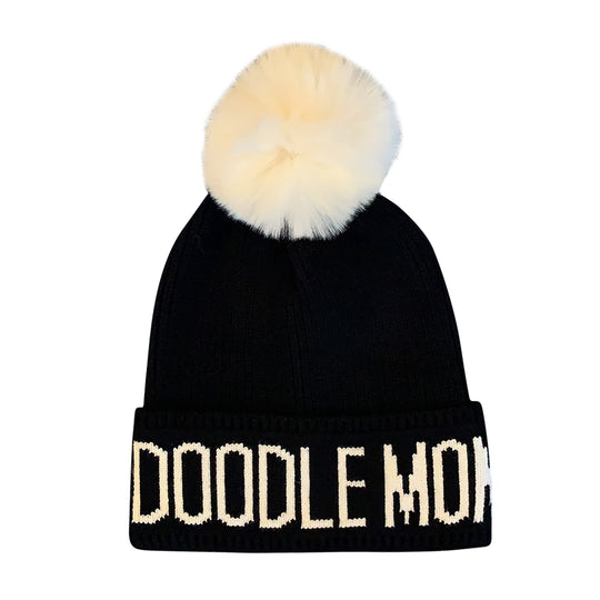 Doodle Mom Black/White Hat