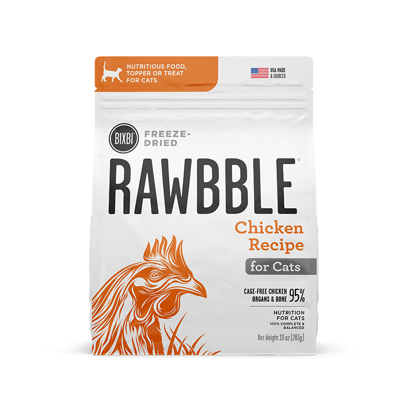 Rawbble Freeze Dried Cat Food Chicken Recipe