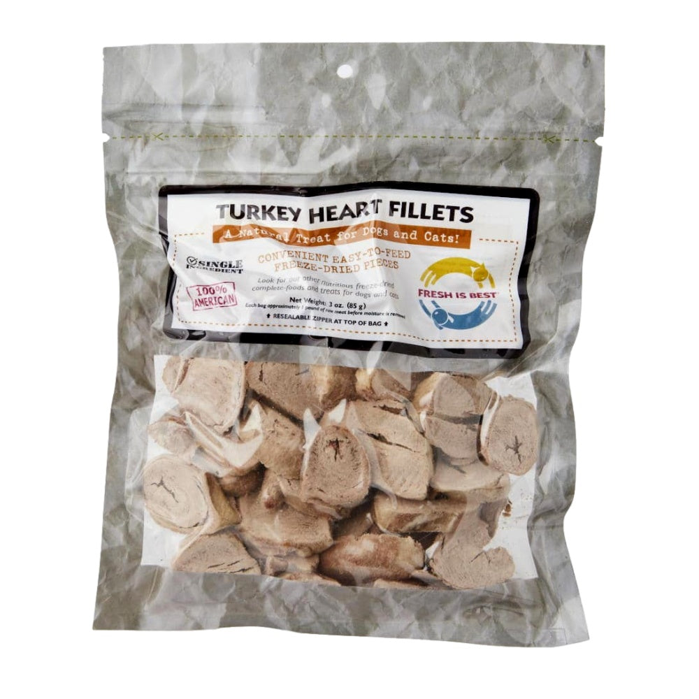 Freeze Dried Turkey Heart Fillets