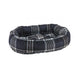 Bowsers Greystone Tartan Donut Dog Bed