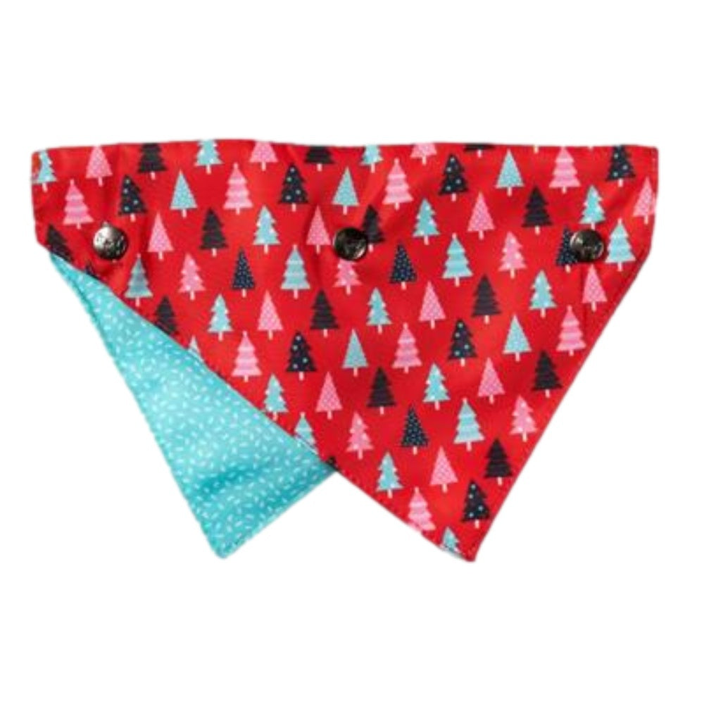 Fuzzyard Christmas Tree Red Bandana