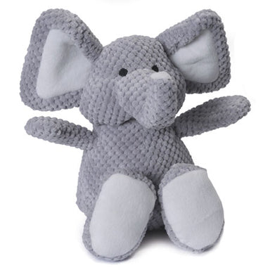 GoDog Checkered Elephant Dog Toy