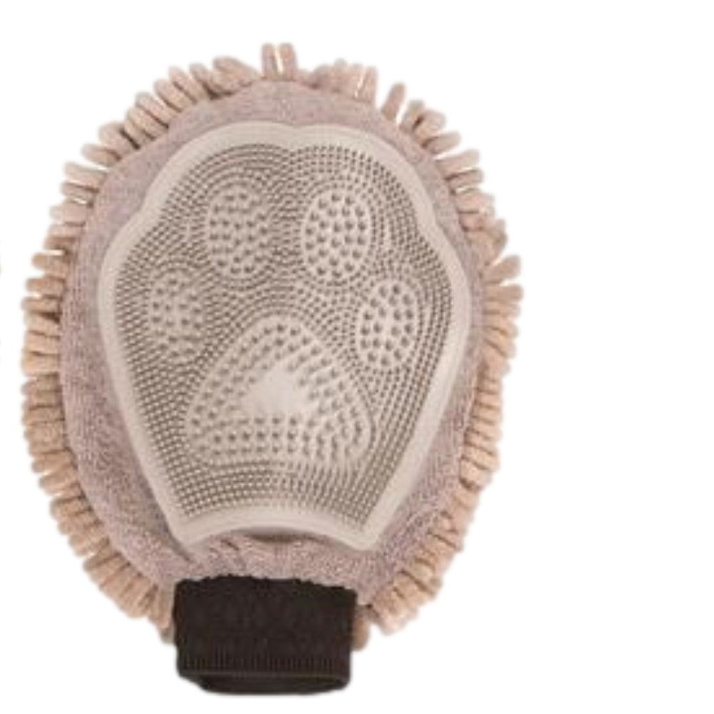 Dirty Dog Grooming Mitt - Gray