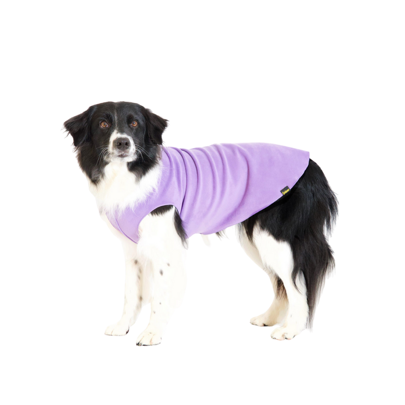 Lavender Stretch Fleece Pullover