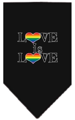 Mirage Pet Products Love is Love Bandana - Black