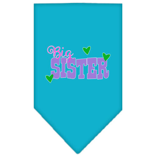 Mirage Pet Products Turquoise Big Sister Bandana