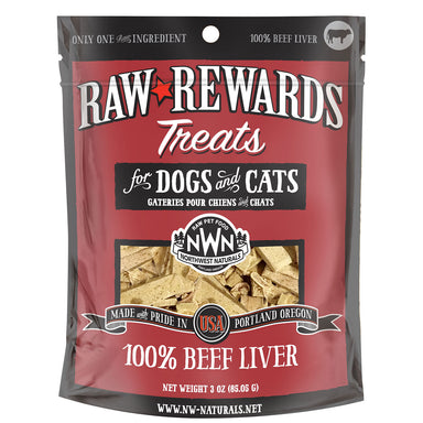 Northwest Naturals Raw Rewards Freeze Dried Beef Liver Treats