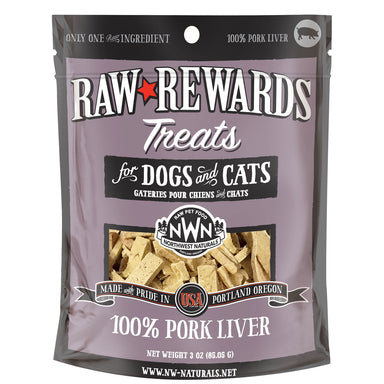 Northwest Naturals Raw Rewards Freeze-Dried Pork Liver Treats