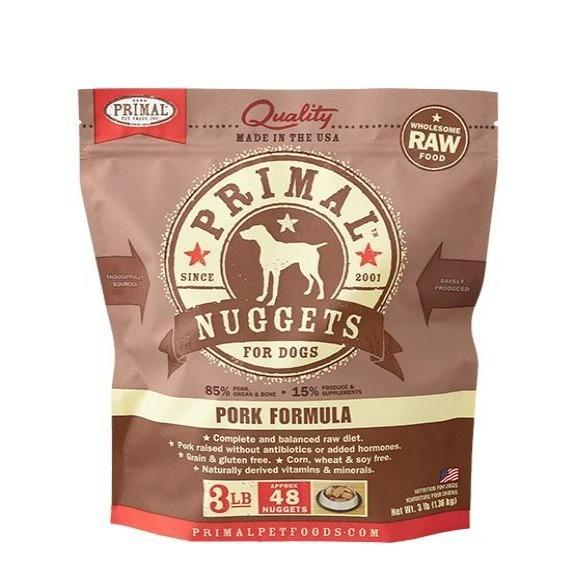 Pork Formula Raw Frozen Dog Food