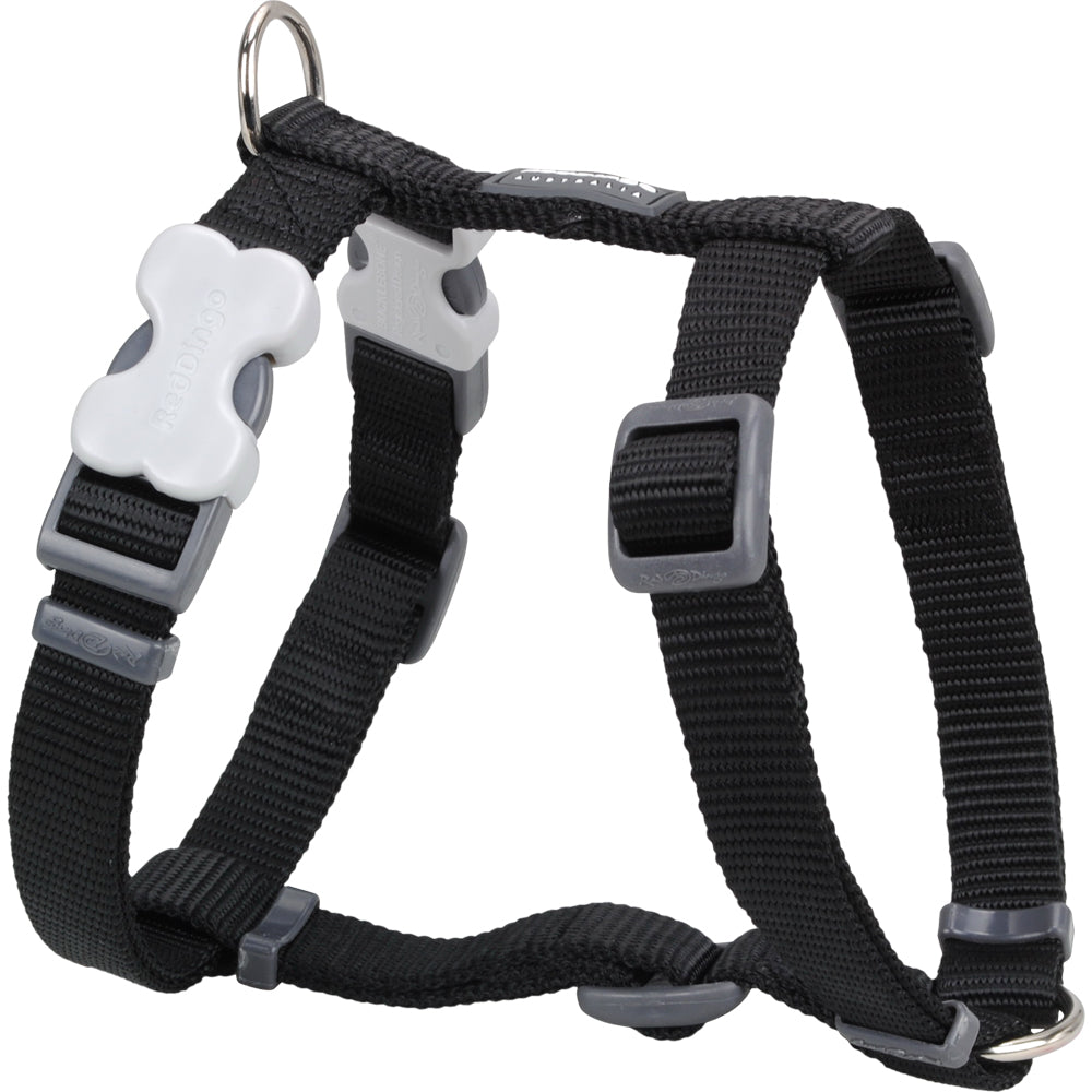 Red Dingo Classic Black Dog Harness