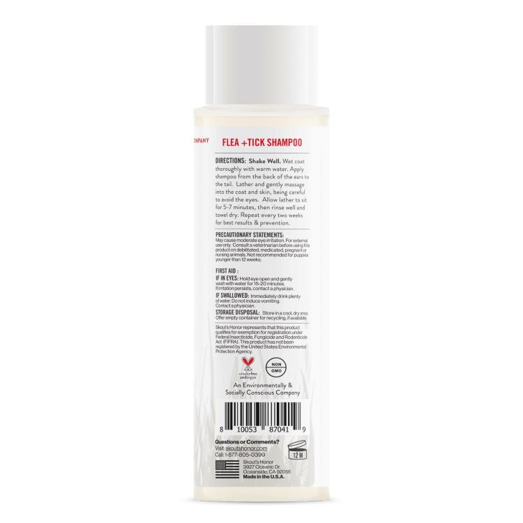 checked Max Strength Flea+Tick Shampoo Image 2