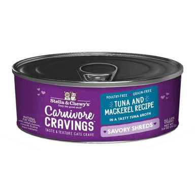 Stella & Chewy's Carnivore Cravings Savory Shreds Tuna & Mackerel Recipe