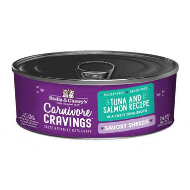 Stella & Chewy's Carnivore Cravings Savory Shreds Tuna & Salmon Recipe