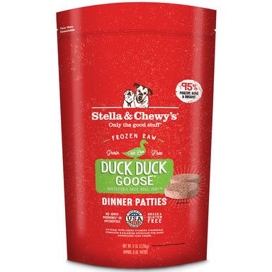 Stella & Chewy's Duck Duck Goose Raw Frozen Dinner Patties