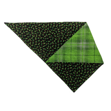 Two Bostons Shamrock Bandana - Black