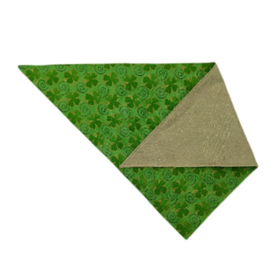 Two Bostons Shamrock Bandana - Green