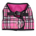 The Worthy Dog Hot Pink Plaid Sidekick Harness Vest