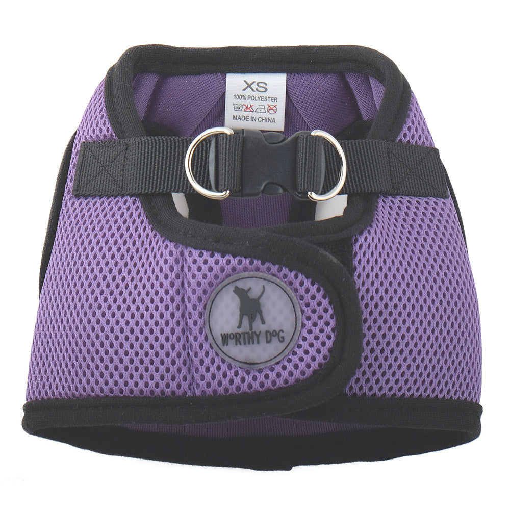 The Worthy Dog Purple Sidekick Harness Vest