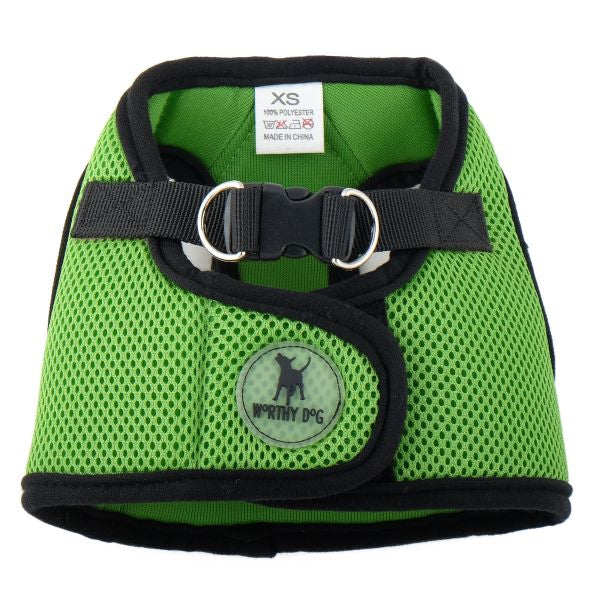 The Worthy Dog Green Sidekick Harness Vest